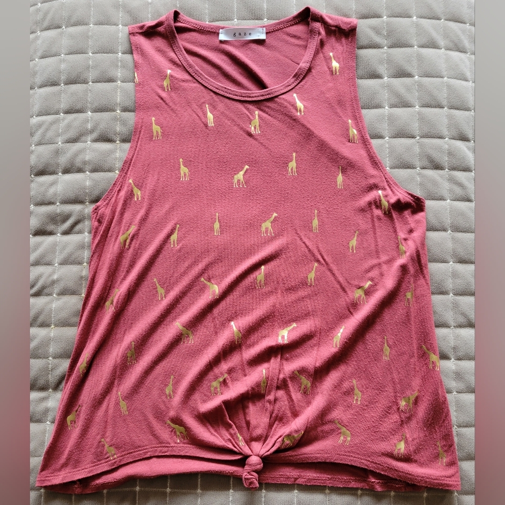 Women's Giraffe Tank Top